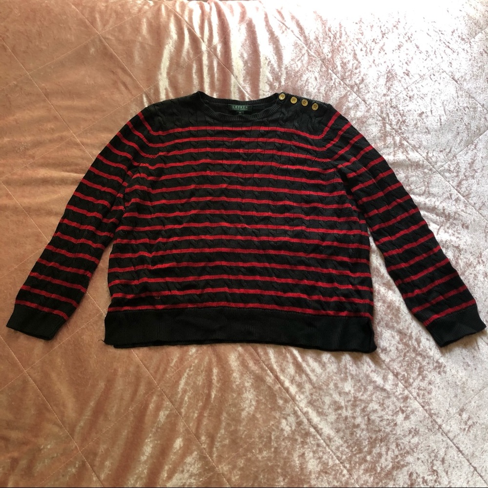 NWOT Ralph Lauren Plus Size Cable Knit Sweater